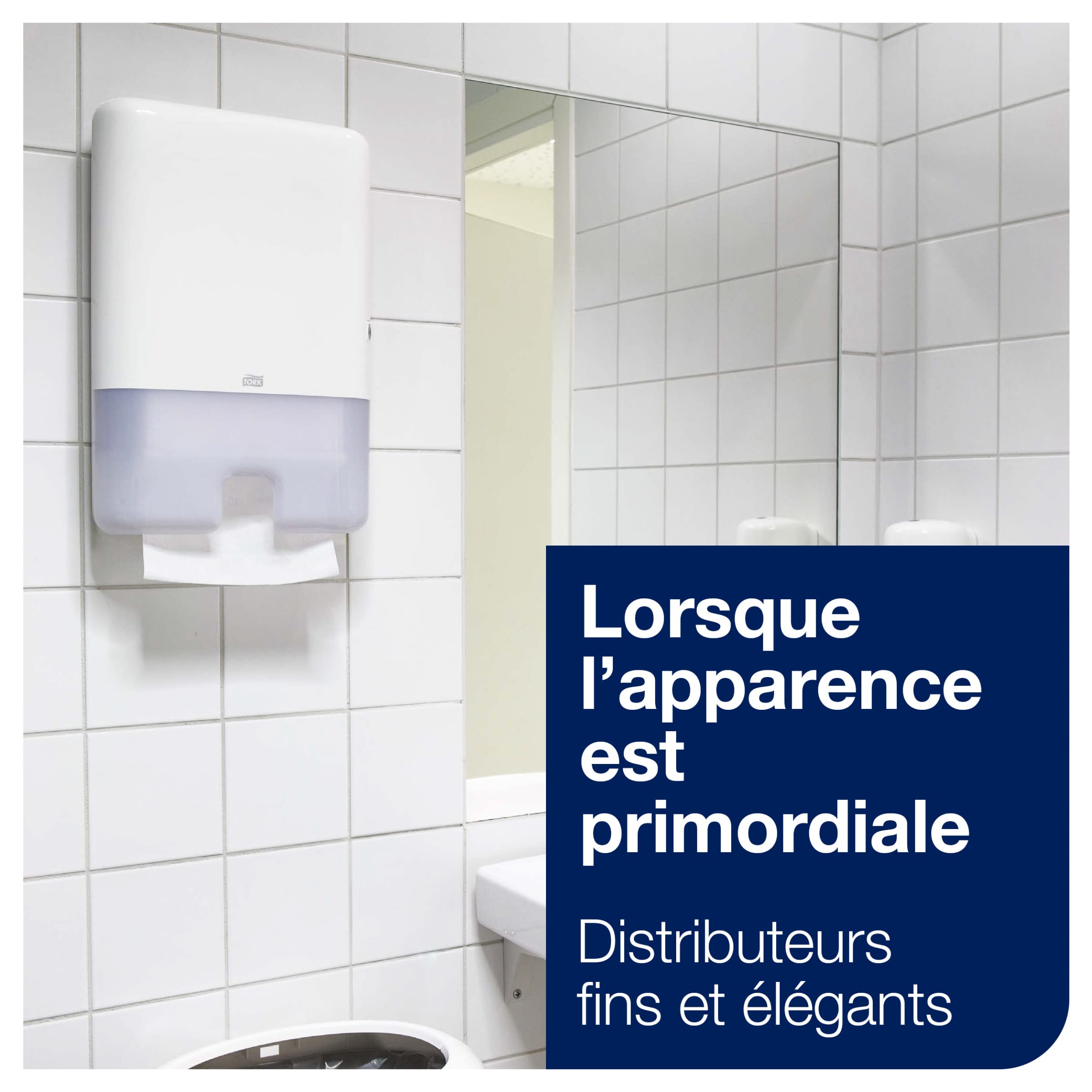 Tork Xpress Essuie-mains interfoliés - 471074 - Papiers d'essuyage pliés en Z, qualité Universal pour Distributeur H2 - Essuie-mains en papier, 1 pli, blanc - 12 x 250 feuilles