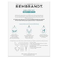 Vista 3 de Rembrandt Kit de blanqueamiento de dientes, profundamente blanco, con bandejas de blanqueamiento de dientes con luz LED, cable de alimentación de 3