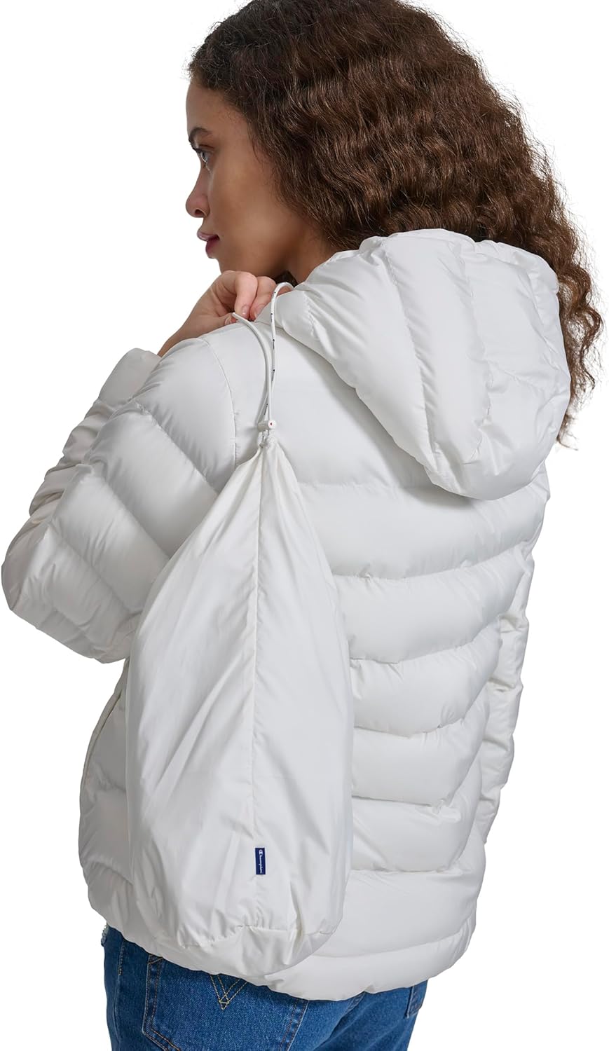 Champion womens Quilted Coat Packable Puffer Jacket With Hood - Image 4