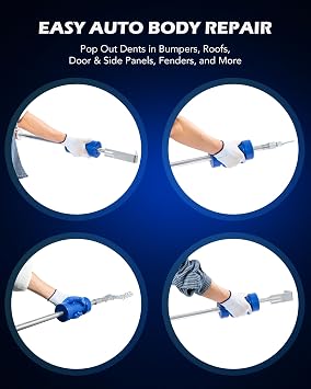 Orion Motor Tech OMT Heavy Duty Slide Hammer Dent Puller Set