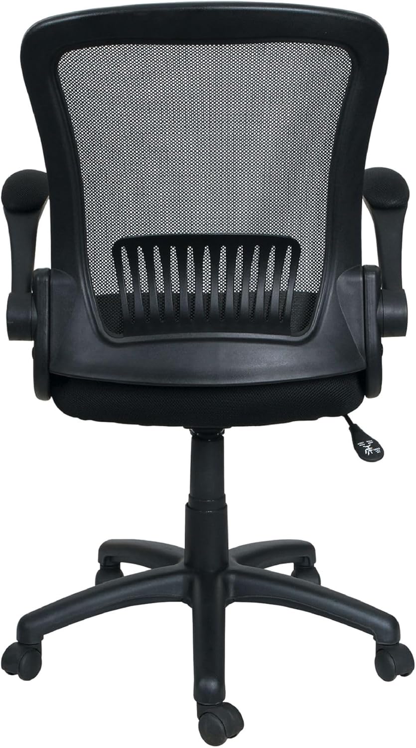 Black Mesh Executive Swivel Chair with Adjustable Arms