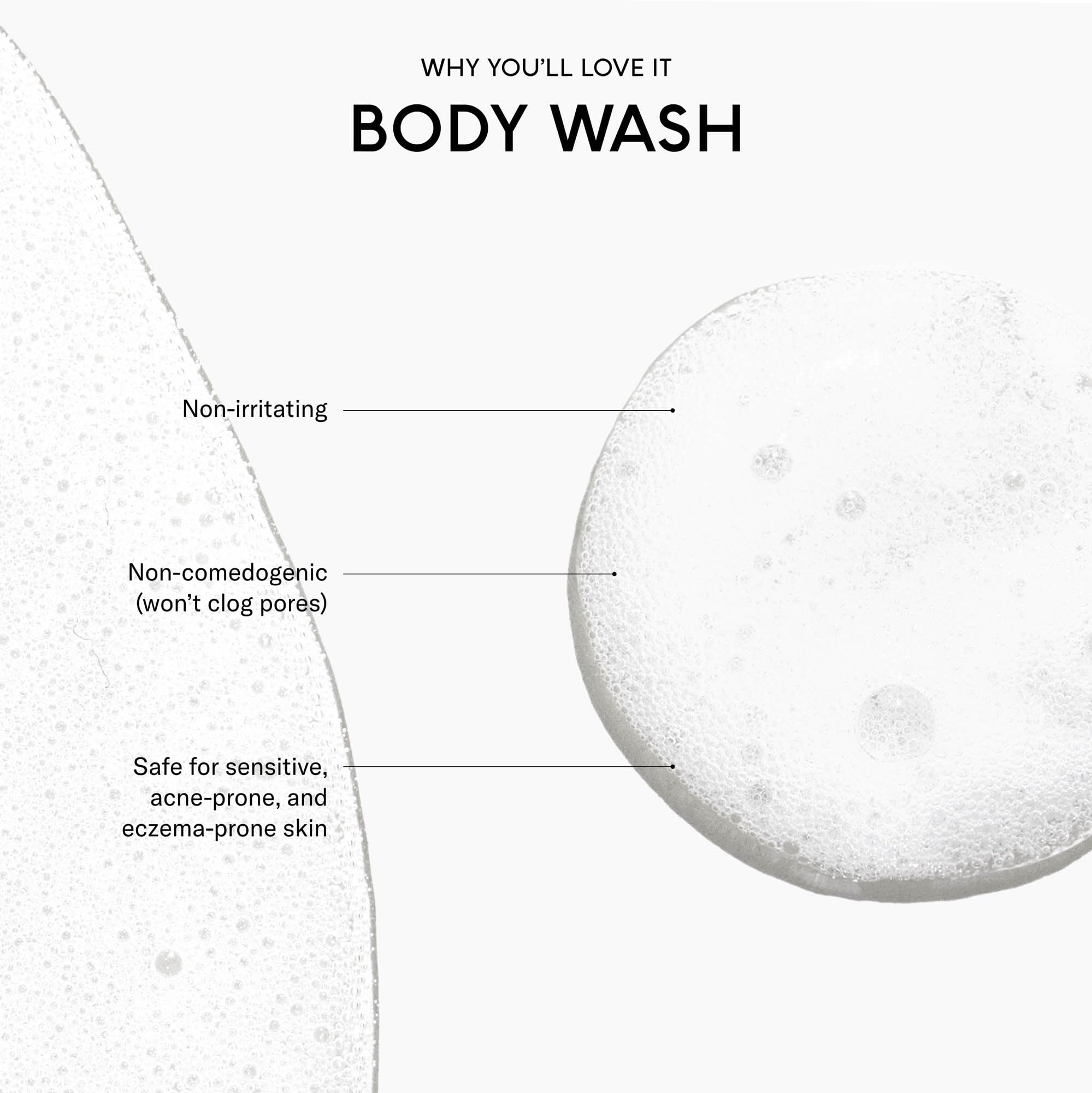SEEN Rozszerzenie do kąpieli pod prysznic, nie zatyka porów i niedrażniące, opracowany przez dermatologów, bezpieczny dla skóry wrażliwej, egzemy i trądziku
