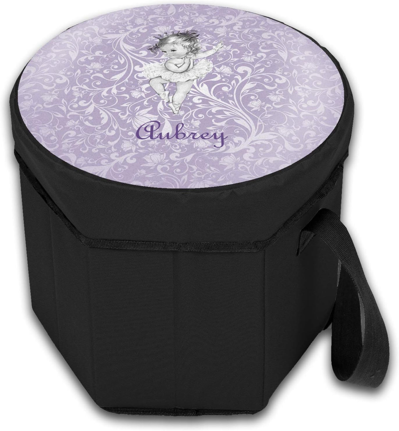 YouCustomizeIt Personalized Ballerina Collapsible Cooler & Seat