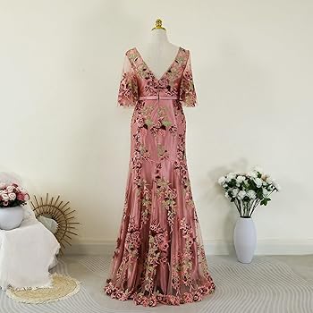 Amazon.com: BERTIFIGER Evening Dress Sheath Column V-Neck Floor-Length Lace Floral Formal Luxury Wedding Party Dress for Women 2025 Dusty Rose : Clothing, Shoes & Jewelry Amazon.com: BERTIFIGER Evening Dress Sheath Column V-Neck Floor-Length Lace Floral Formal Luxury Wedding Party Dress for Women 2025 Dusty Rose : Clothing, Shoes & Jewelry