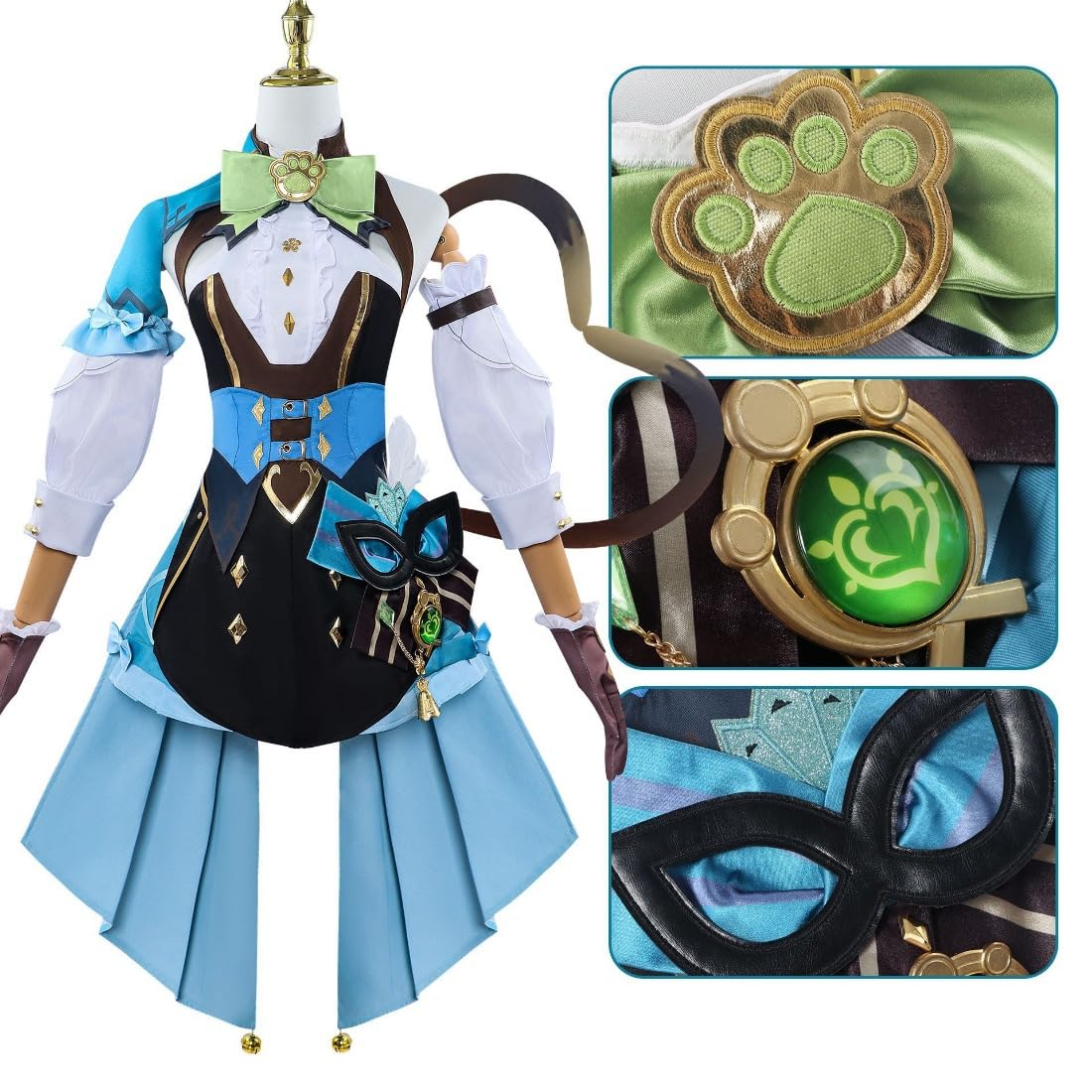 Amazon.co.jp: 綺良々 新デザイン コスプレセット 原神 げんしん