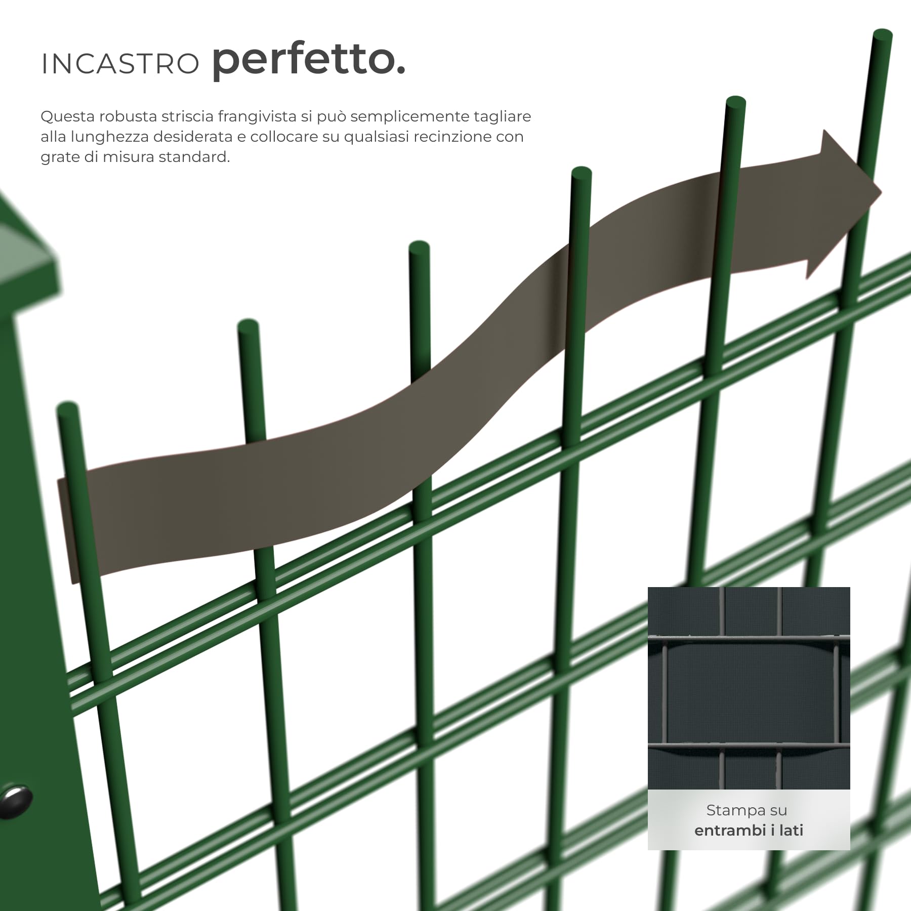 tectake® Rotolo Recinzione PVC 19 cm, Clip Montaggio, Resistente UV, Facile Installazione, Protezione Intemperie, Antistrappo, Frangivista Balcone, Paravento da Esterno - 35 m, Antracite
