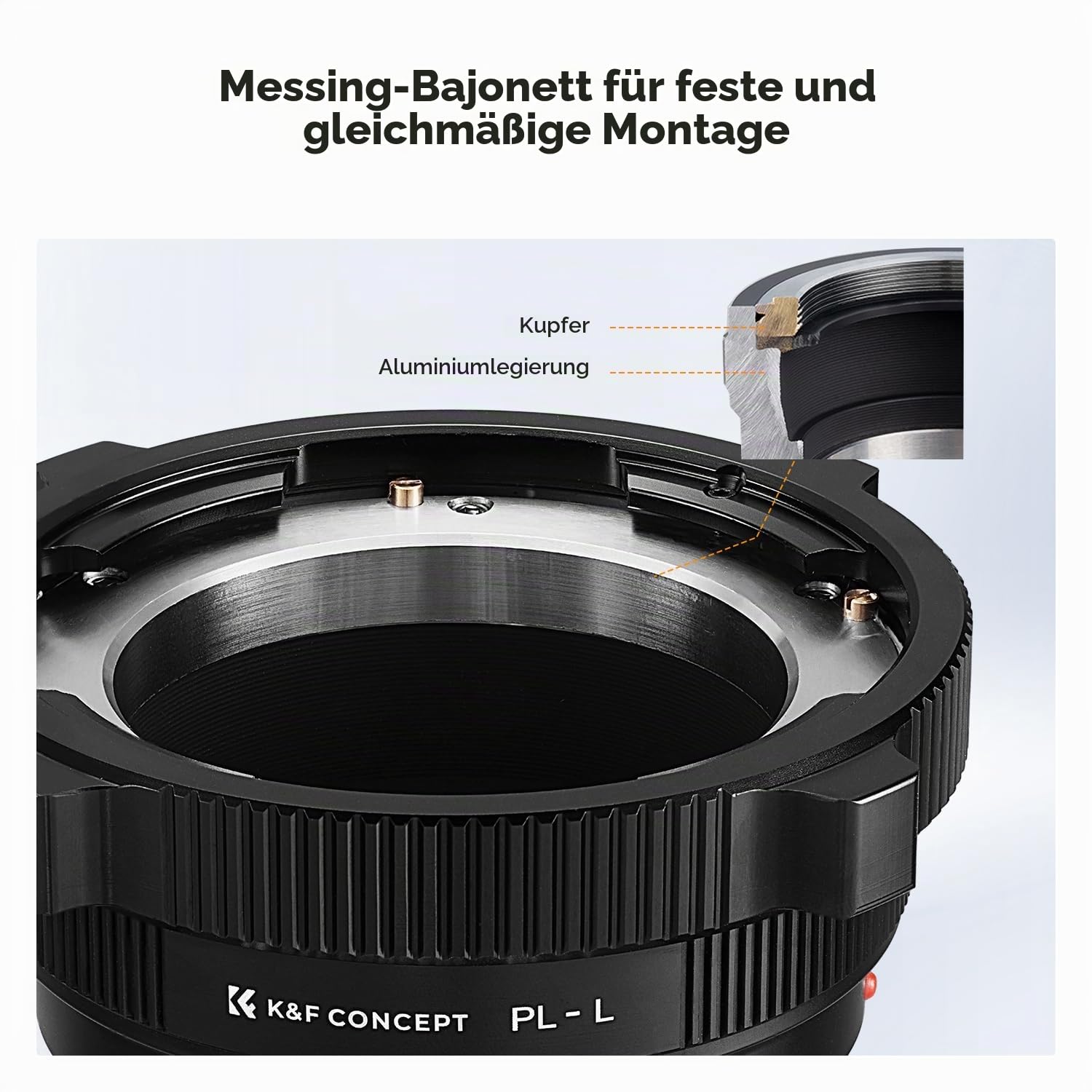 K&F CONCEPT PL-L Mount-Objektivadapter