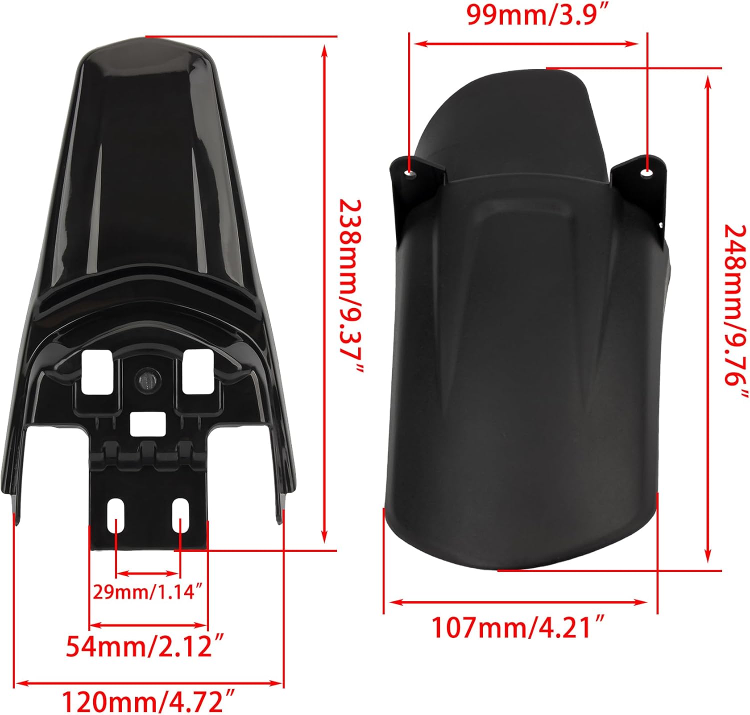 Surronフェンダーセット、Sur Ron Light Bee Segway X/S X260 X160 電動ダートバイク用マッド
