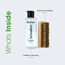 Helios Super Sneaker Cleaner Kit 150 ml | Sneaker cleaning kit | Shoe cleaner kit | Sneaker Cleaner Kit Used for Nubuck, Sport Shoes | All Shoe Cleaning Purpose With Shoe Cleaning Brush (Pack Of 1) gallery image