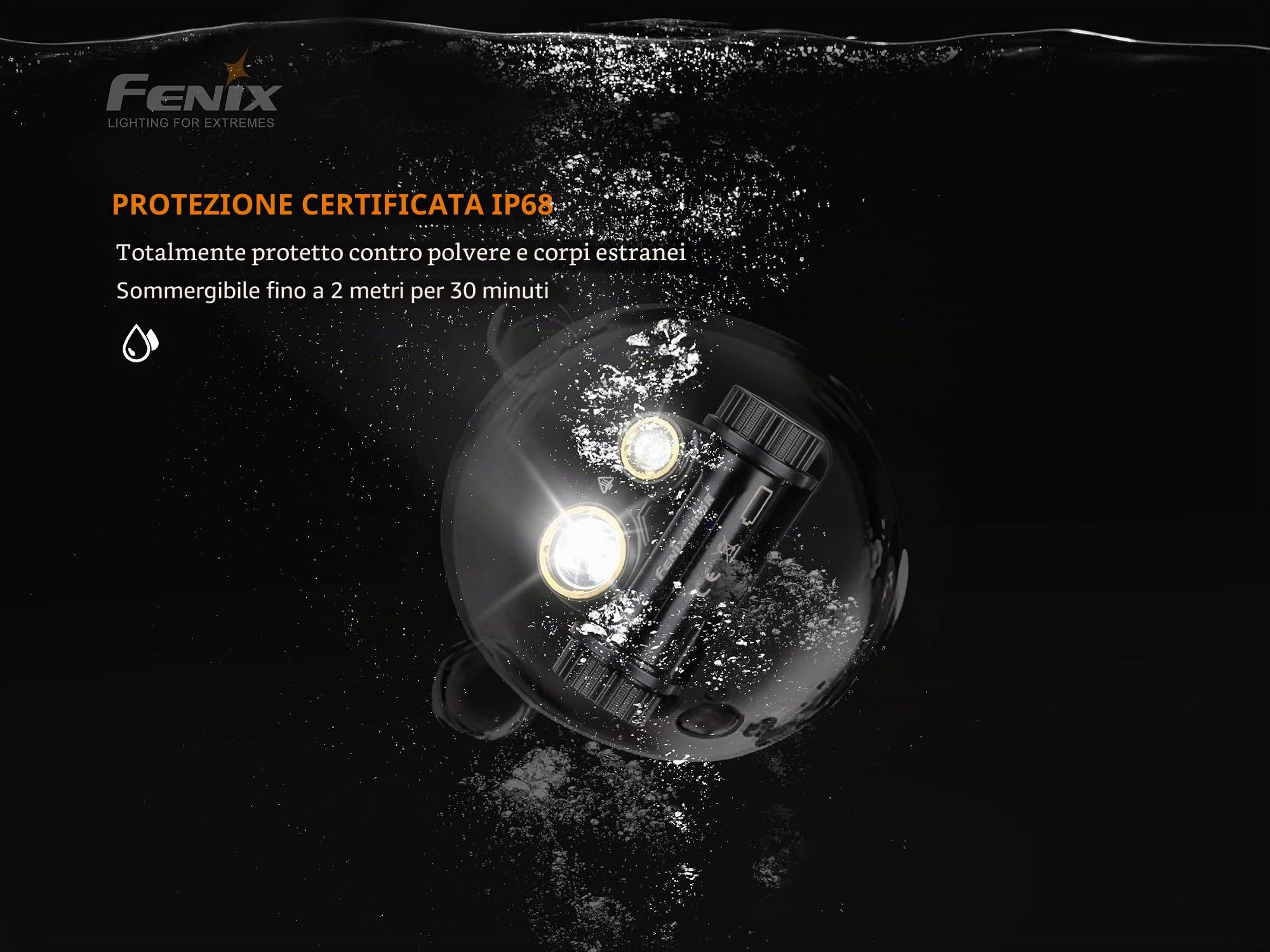 Fenix HM65R - Lampada frontale a LED, massimo 1.000 lumen e 400 lumen, impermeabile, ricaricabile tramite USB-C, adatta per trail running, alpinismo, montagna di notte