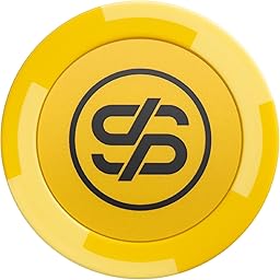 SLOWPLAY Godel Ton-Pokerchips, 14 Gramm Schwerer Tonverbundstoff, 40mm große Chips in Großpackung, 50er-Pack in Gold ohne Werte