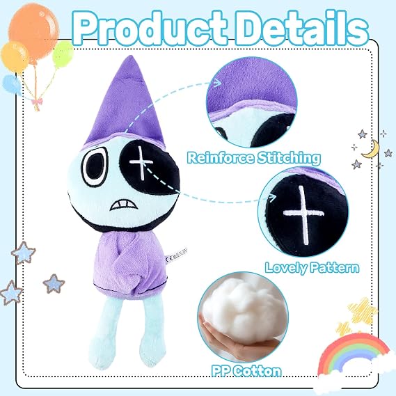 Dandy's World Plush, Adorable And Soft Stuffed Animal Toy Cute Horror Games Plushies for Kids, for Ages 4-10+Perfect Years Old Boys Girls Fans Great for Christmas Birthdays Playtime And Collectible