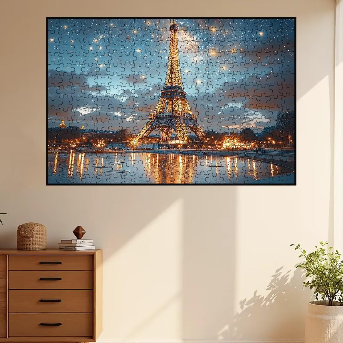Puzzle 4000 sztuk krajobrazu, puzzle Paryż dla dorosłych, drewniane puzzle kreatywna rozrywka, zabawa, klasyczne puzzle edukacyjne z wysokiej jakości opakowaniem Pomysł na prezent dla kobiet Decor