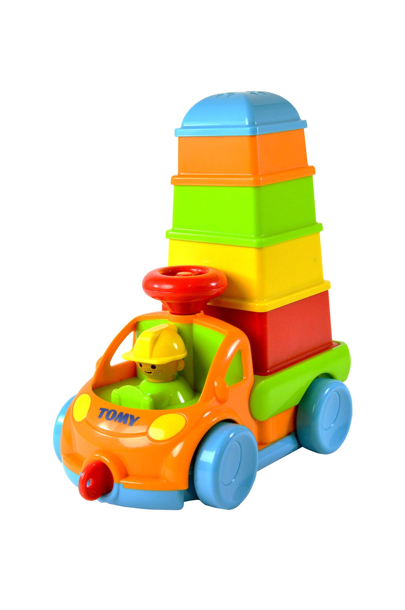 Tomy Coche con Piezas apilables, Multicolor, E72467