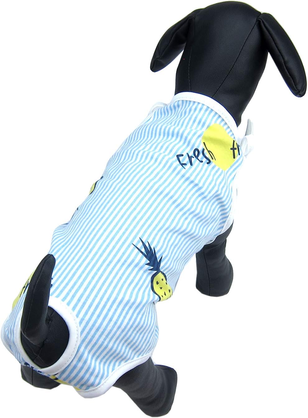 Alfie Pet - Daisy Sanitary Pantie Jumpsuit for Girl Dogs - Color: Blue, Size: Medium