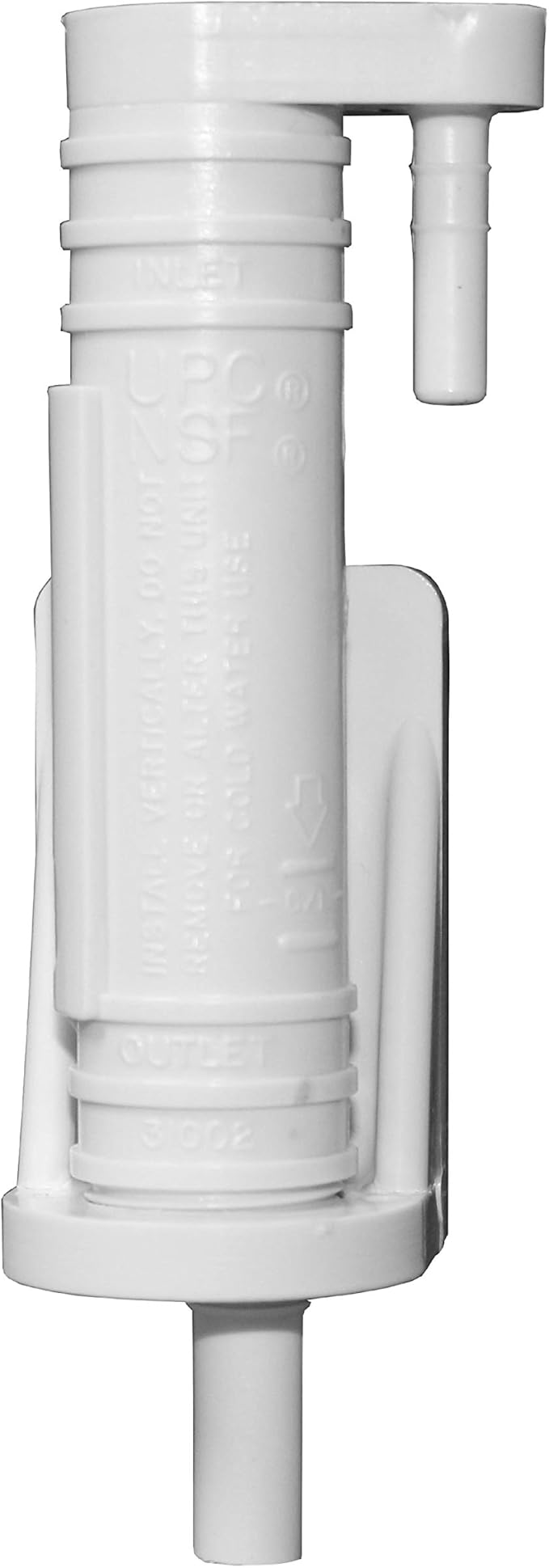 Reverse Osmosis Filter Air Gap, Bottom Entry, 1/4inch inlet, 3/8inch