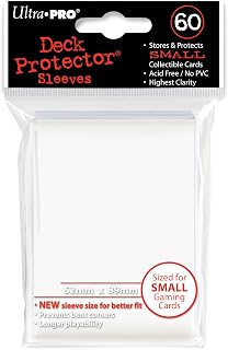 Ultra Pro Card Supplies YUGIOH Deck Protector Sleeves White 60 Count by Ultra Pro