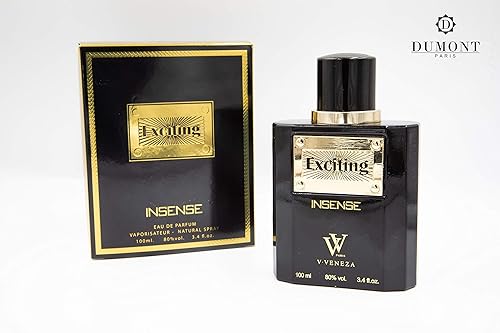 Miniatura 7 de Dumont Exciting Insense - 3.4 oz - Eau De Parfum - Perfume unisex para hombres y mujeres - Aroma de limón, hierba, miel, ámbar y chocolate - Bruma