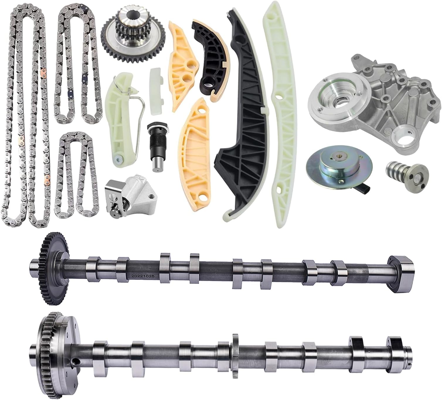 Camshaft Timing Chain Tensioner Kit Compatible For DI A4 1.8T Compatible For VW Polo Compatible For Golf 1.8T 058109088 - Foto 6