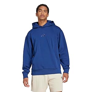 adidas mens All Szn Fleece Loose Hoodie