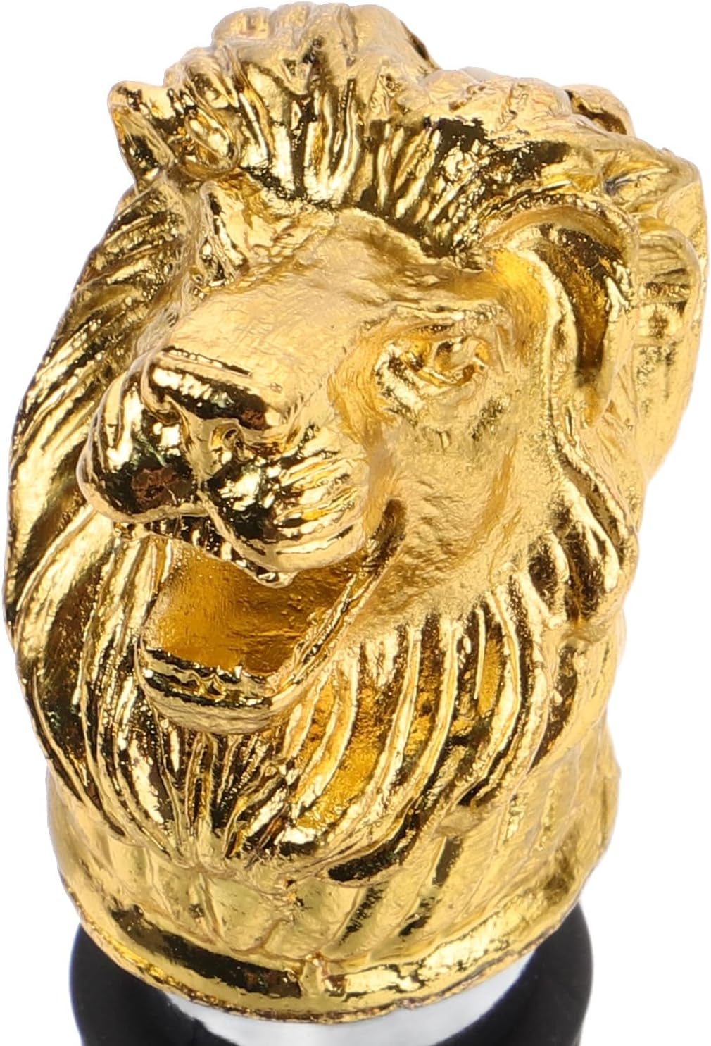 Golden Stainless Metal Lion Head Wine Stopper with Fresh-keeping Function