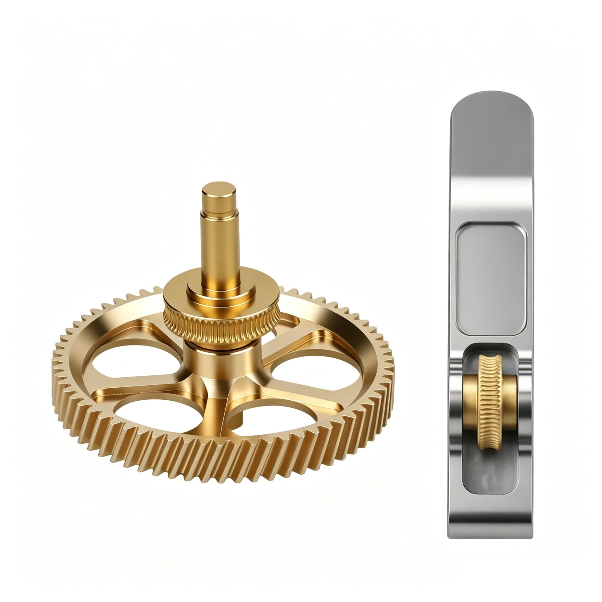 Parti di ricambio for ingranaggi metallici for estrusore stampante 3D, compatibile con Bambu Lab A1(2 sets)