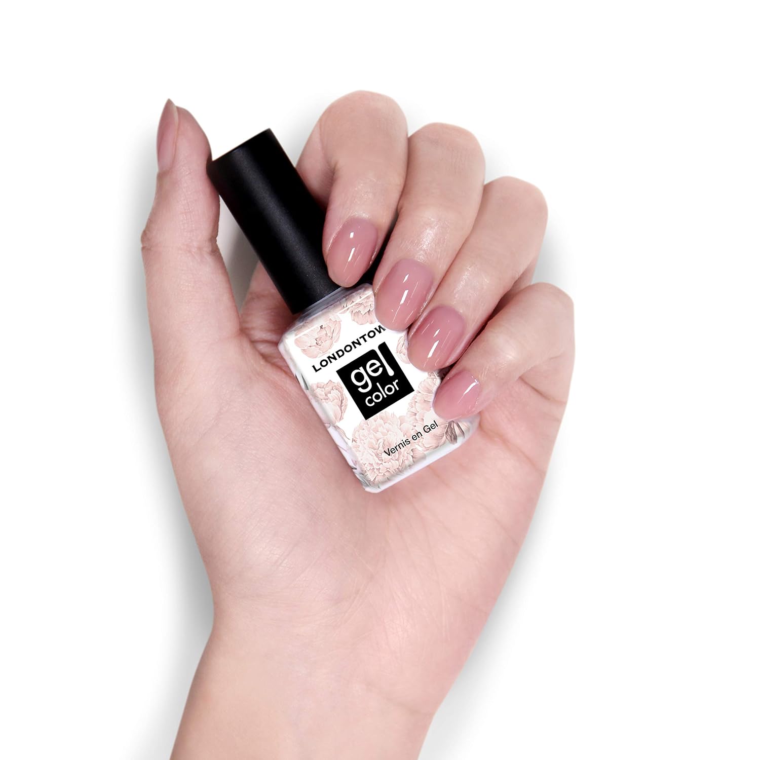 LONDONTOWN UV/LED Gel Nail Polish, Sheer Nude, Crowning Crumpet, 0.4 Fl Oz, Long Lasting, Chip Resistant High Shine Color