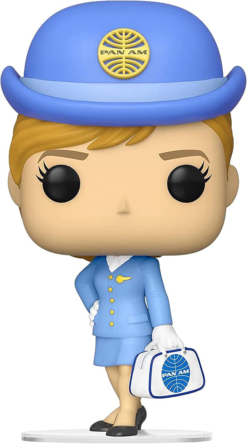Funko POP Pop! Ad Icons: Pan Am - Stewardess with White Bag, Multicolor, 56816