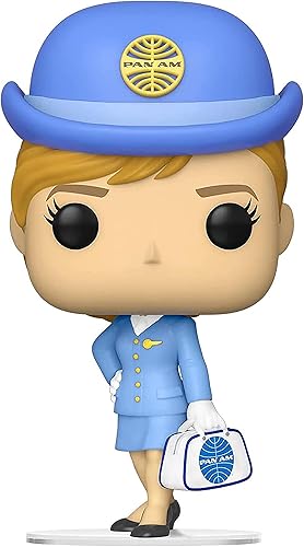 Funko Pop Pop! iconos publicitarios Pan Am - Azafata con bolsa blanca, multicolor, 56816