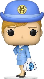 Funko POP Pop! Ad Icons: Pan Am - Stewardess with White Bag, Multicolor, 56816
