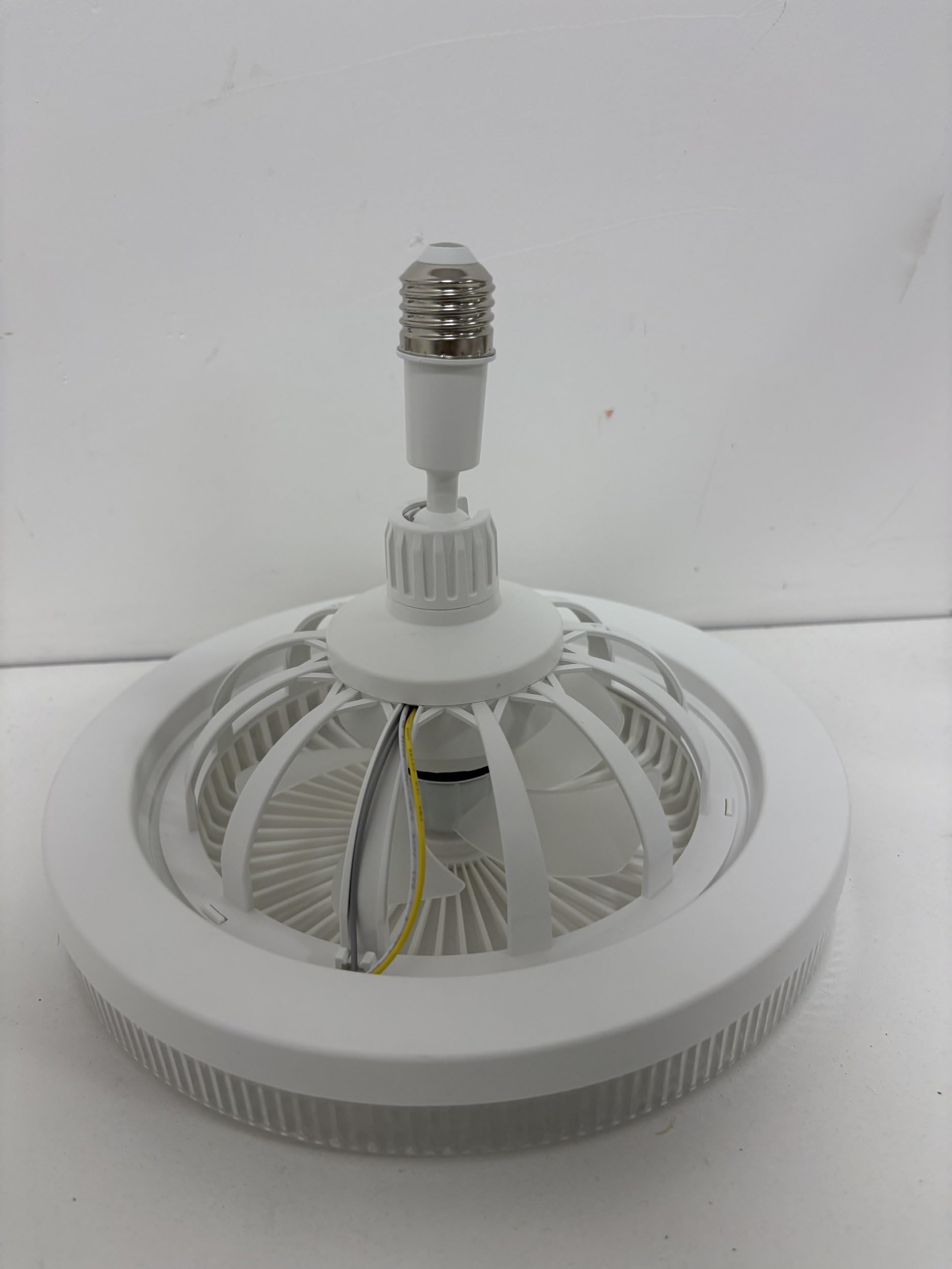 YUQBLITTY Ceiling Fan with Lamp and Remote, Timer, Dimmabler, for Living Room Bedroom Kitchen