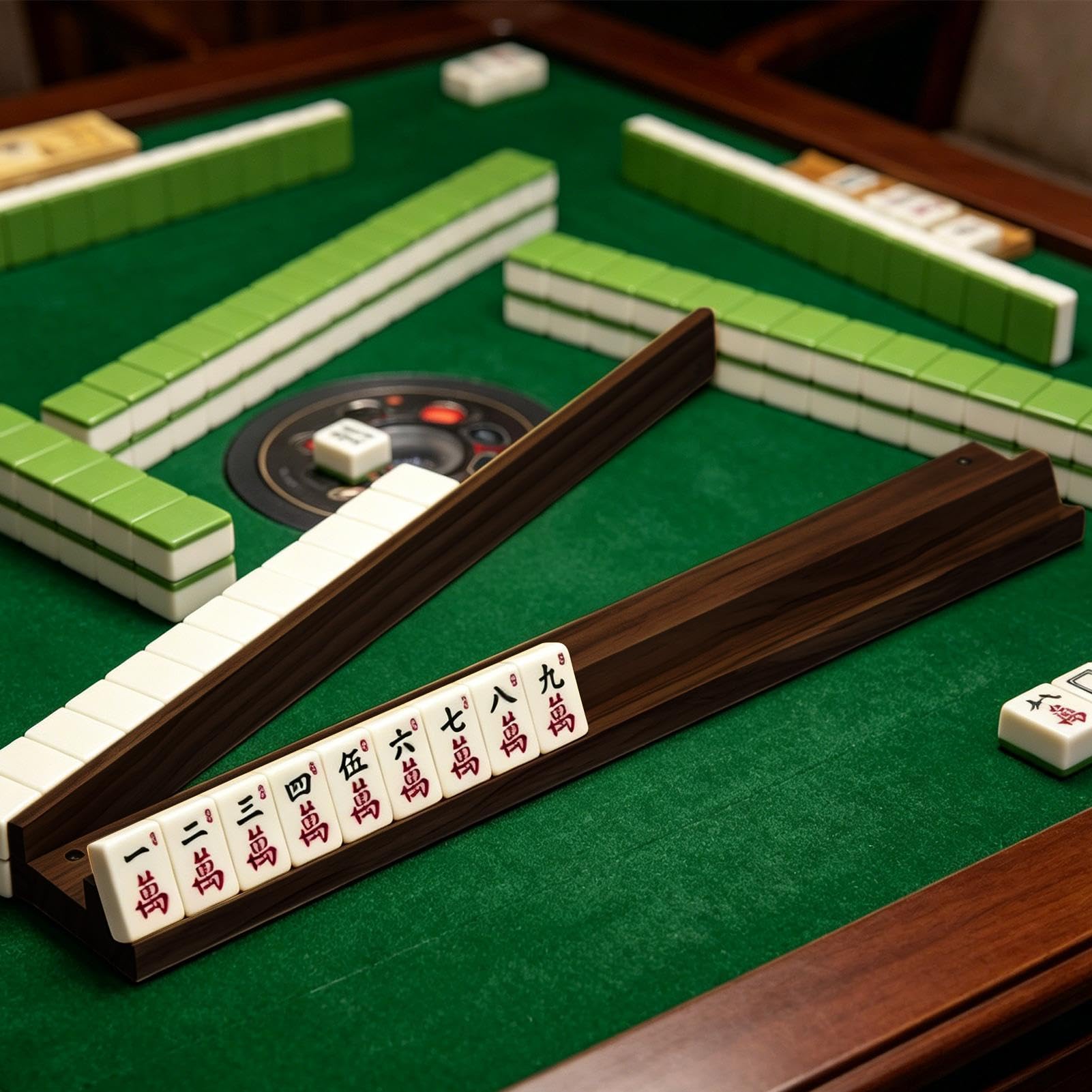 Mahjong Sliber und Mahjong magnetyczny akcesoria do gier stołowych | Mahjong stojak z magnetycznymi suwakami do domu, domu, podróży, na imprezy, do klubu, na święta, uroczyste okazje, damskie