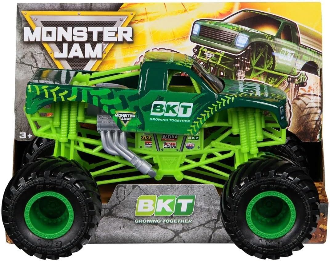 週刊MONSTER TRUCK 4WD Amazon.com: Monster Jam Official BKT Monster Truck, Green 1:24