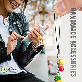Amazon | ルボナリエ 二重リング ストラップ パーツ 携帯ストラップ