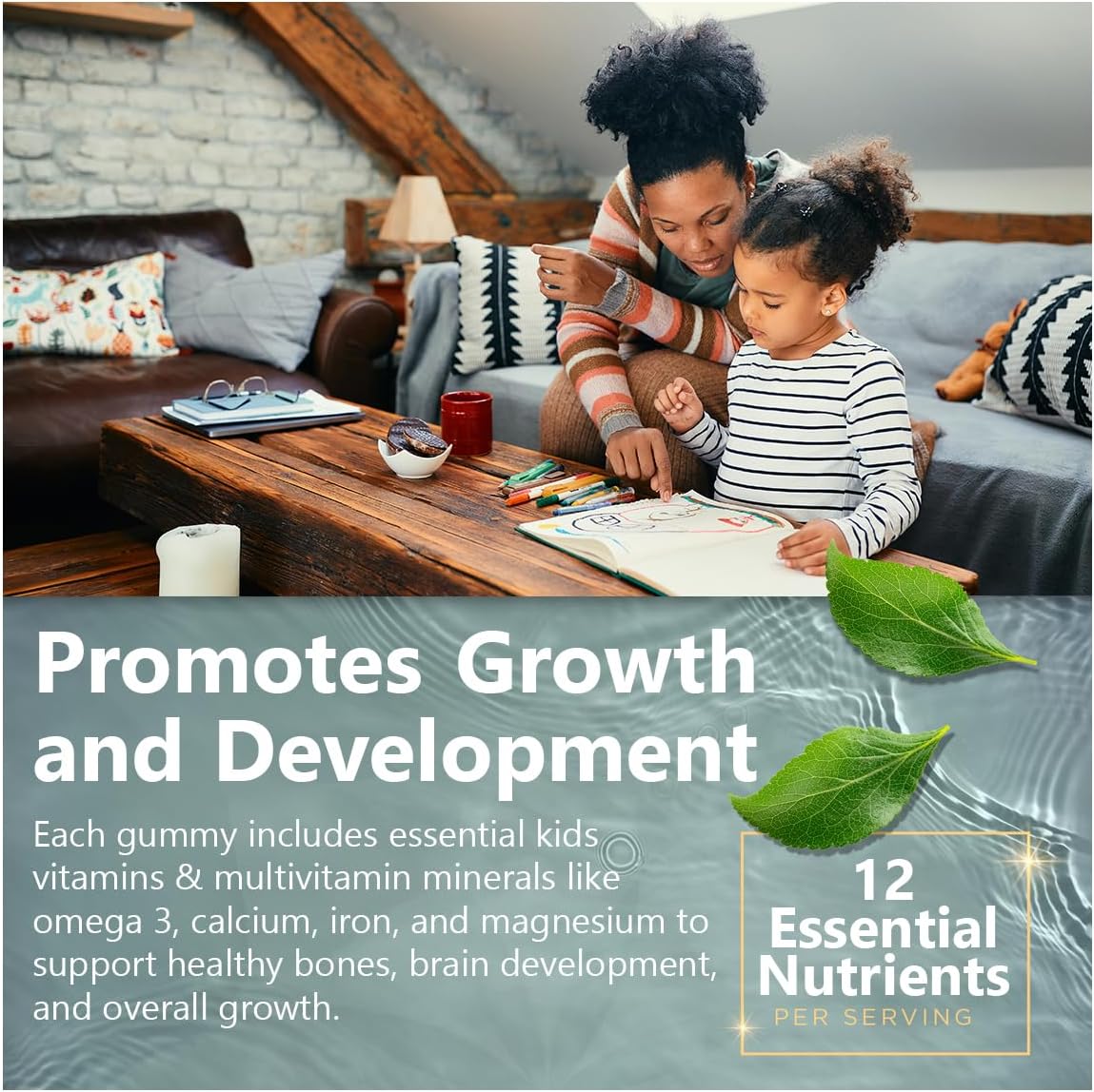 Complete Kids Multivitamin Gummies – 120 Count of Essential Daily Vitamins & Minerals for Immune Support, Focus, & Growth – Perfect for Toddlers, Children, Teens, and Picky Eaters! - Image 5