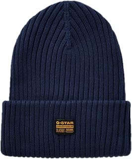Men's Rib knit beanie, Blue (sartho blue D24006-B146-6067), PC