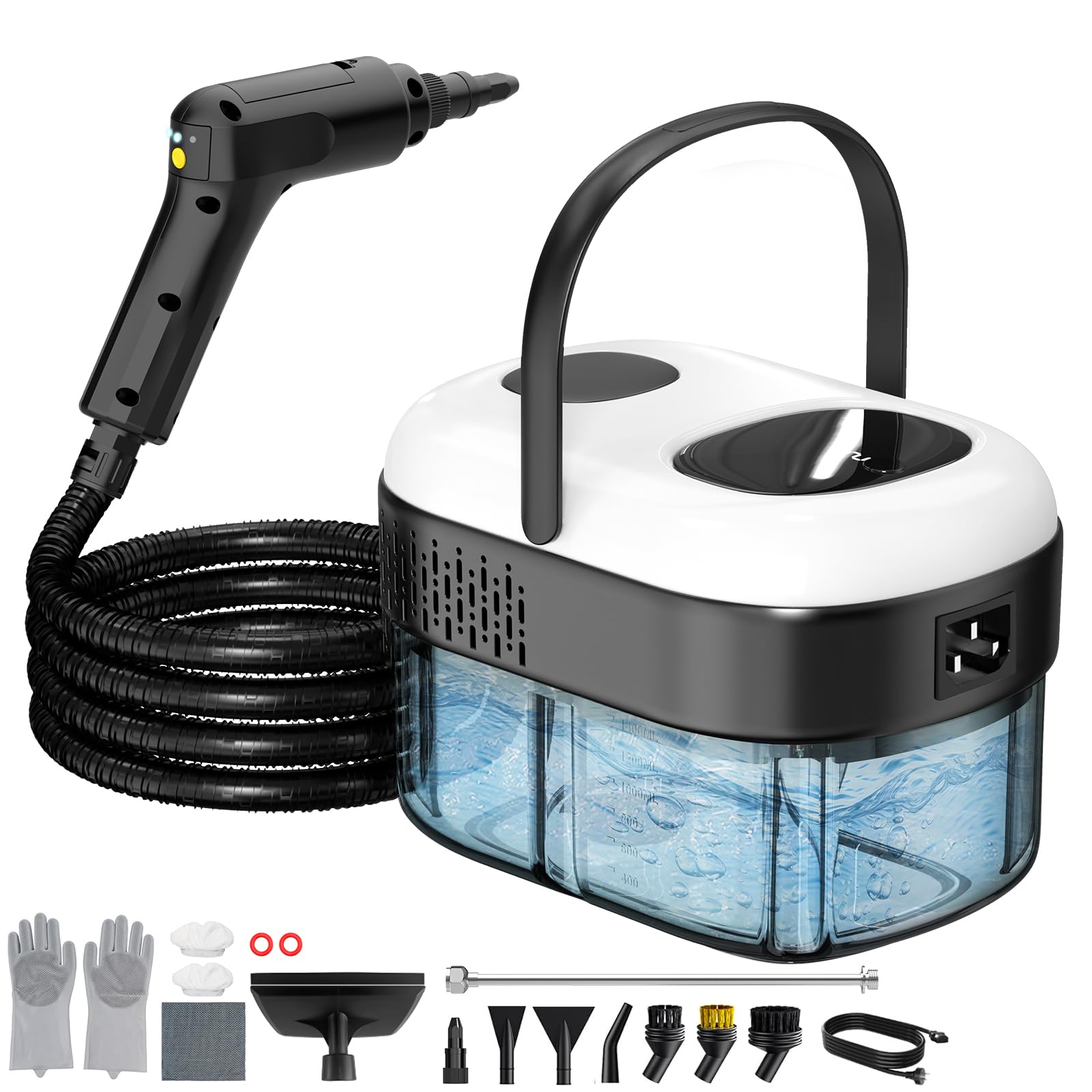 Photo 1 of Pressurized Handheld Steam Cleaner for Home, 3-Level Adjustable Steam