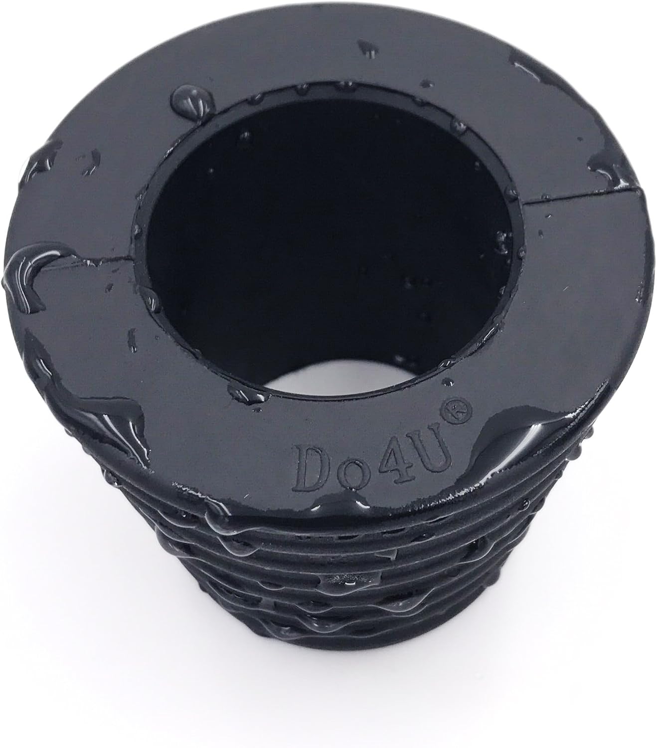 Do4U Umbrella Cone Umbrella Wedge Parasol Base Stand Patio Table Hole Ring Plug (Carbon Black)