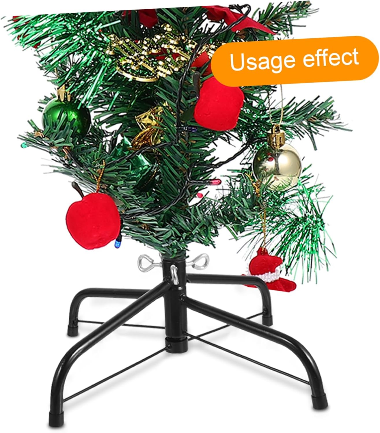 35cm Metal Tree Stand Christmas Tree Base for Artificial Mini Christmas