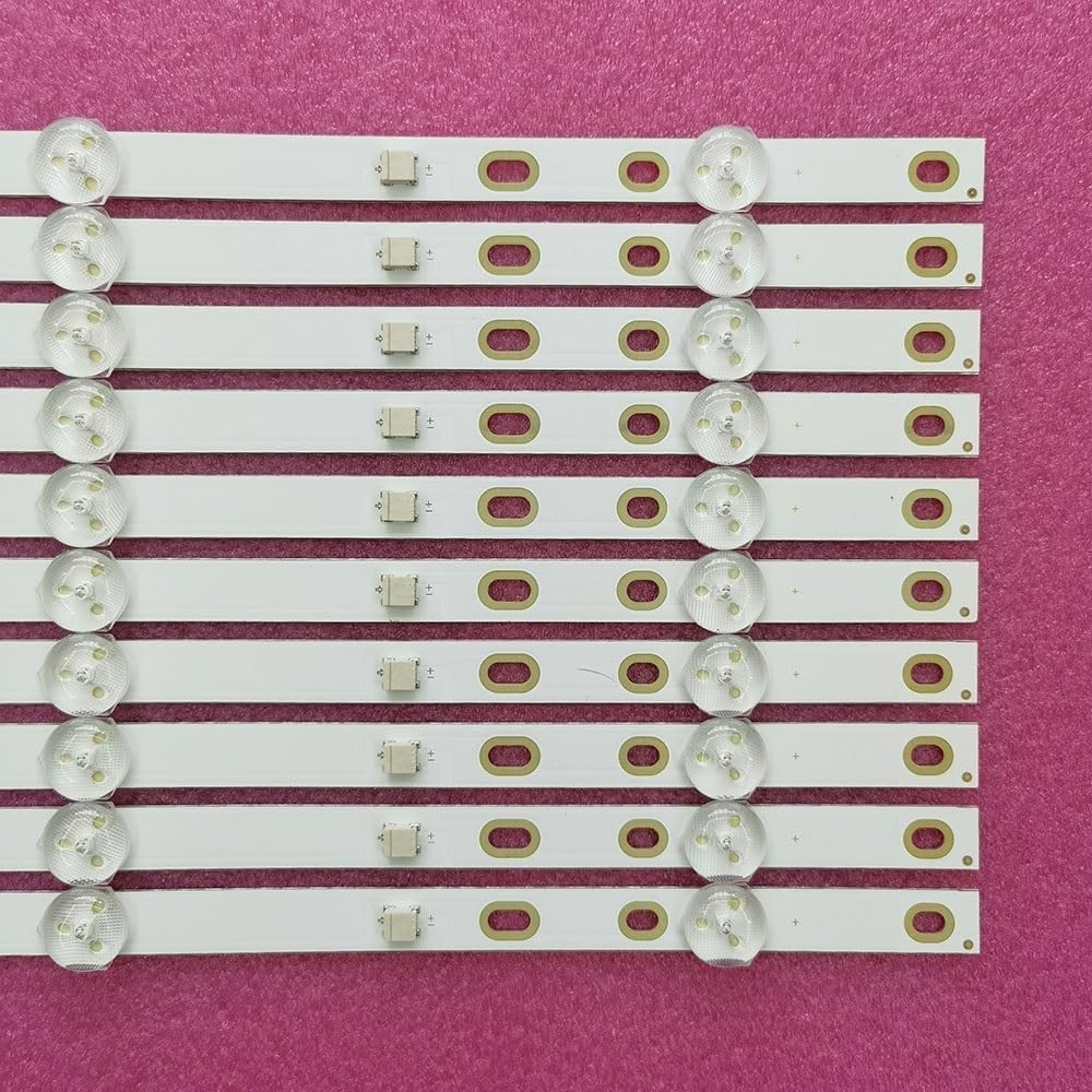 Compatible with 10 Strips 55LEX-6039 UTS2C 55LEX-6027 UTS2C TI5510DLEDDS 2W2006-DS55M7800-01 DS55M78-DS02-V01 DSBJ-WG