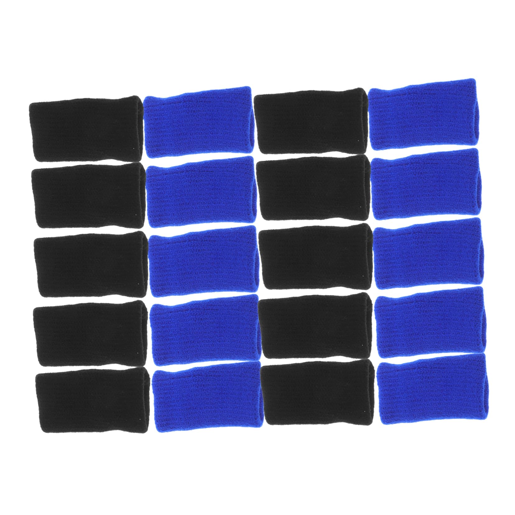 KOMBIUDA Finger Sleeves: 20 Pack Basketball Finger Guards Soft Breathable Protectors for Men's Women's Sports