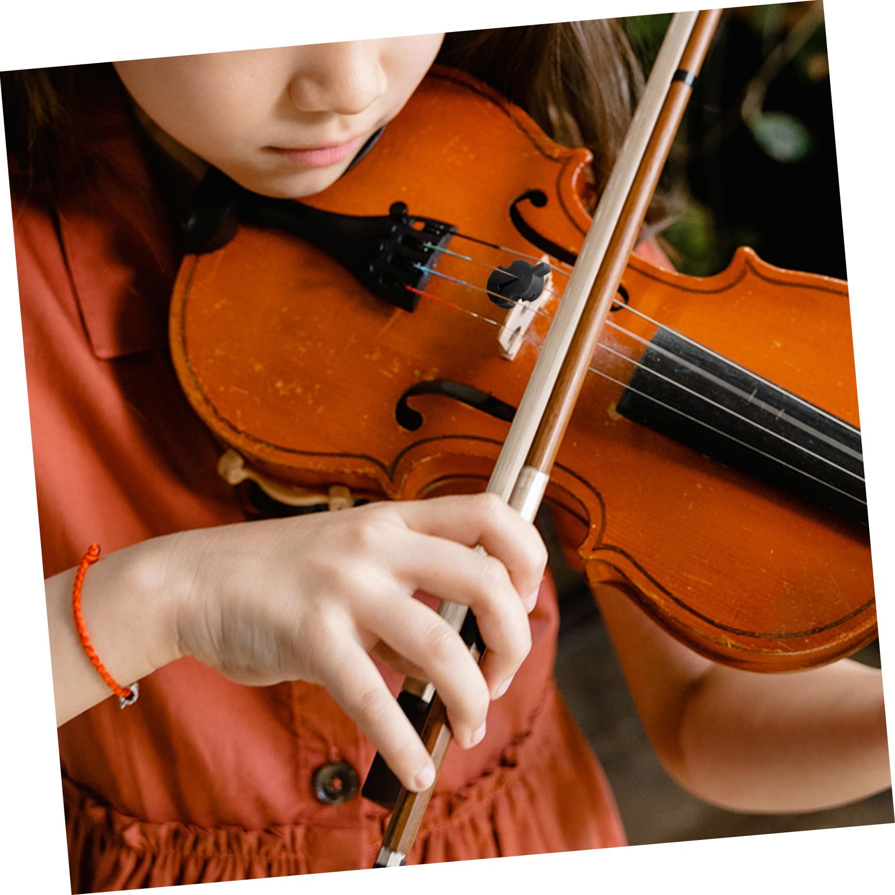 Sordina Tono per 8 Violino Silenziatore in Pezzi Gomma Riduce Volume senza Influenzare per Pratica del Principianti
