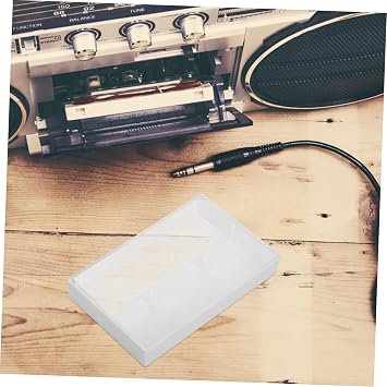 OUNONA 10pcs Cassette Tape Storage Case Compact Plastic Case for Music Cassette Tapes Retro Design Outer Dustproof