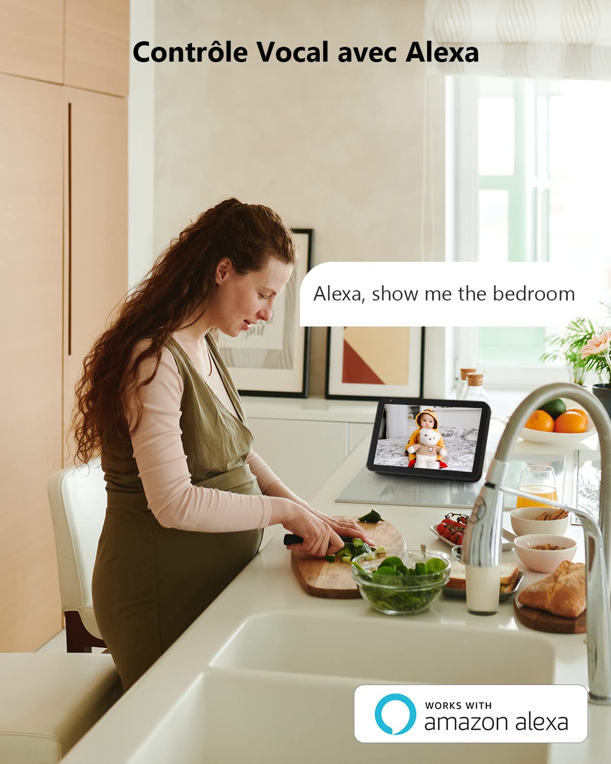 Imou 2.5K(4MP) Caméra Surveillance WiFi Intérieur Caméra 360° Connectée Smartphone Détection Humaine AI Suivi Intelligent Sirène Audio Bidirectionnel Mode Privé Compatible Alexa pour Bébé/Animaux