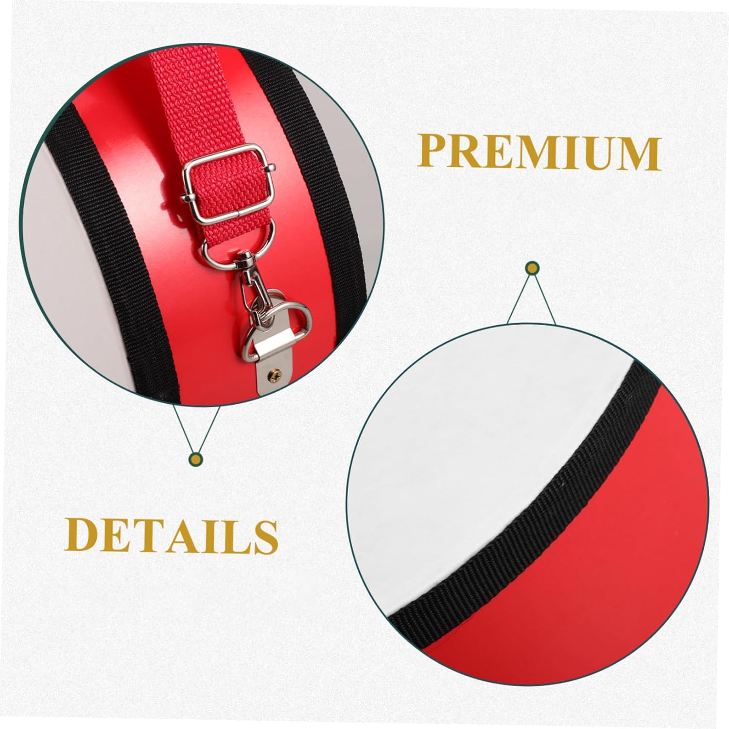 SUPVOX 1 Set Red Marching Snare Drum with Strap Engaging Handheld Percussion Instrument for Outdoor Activities and School Events for Young Musicians