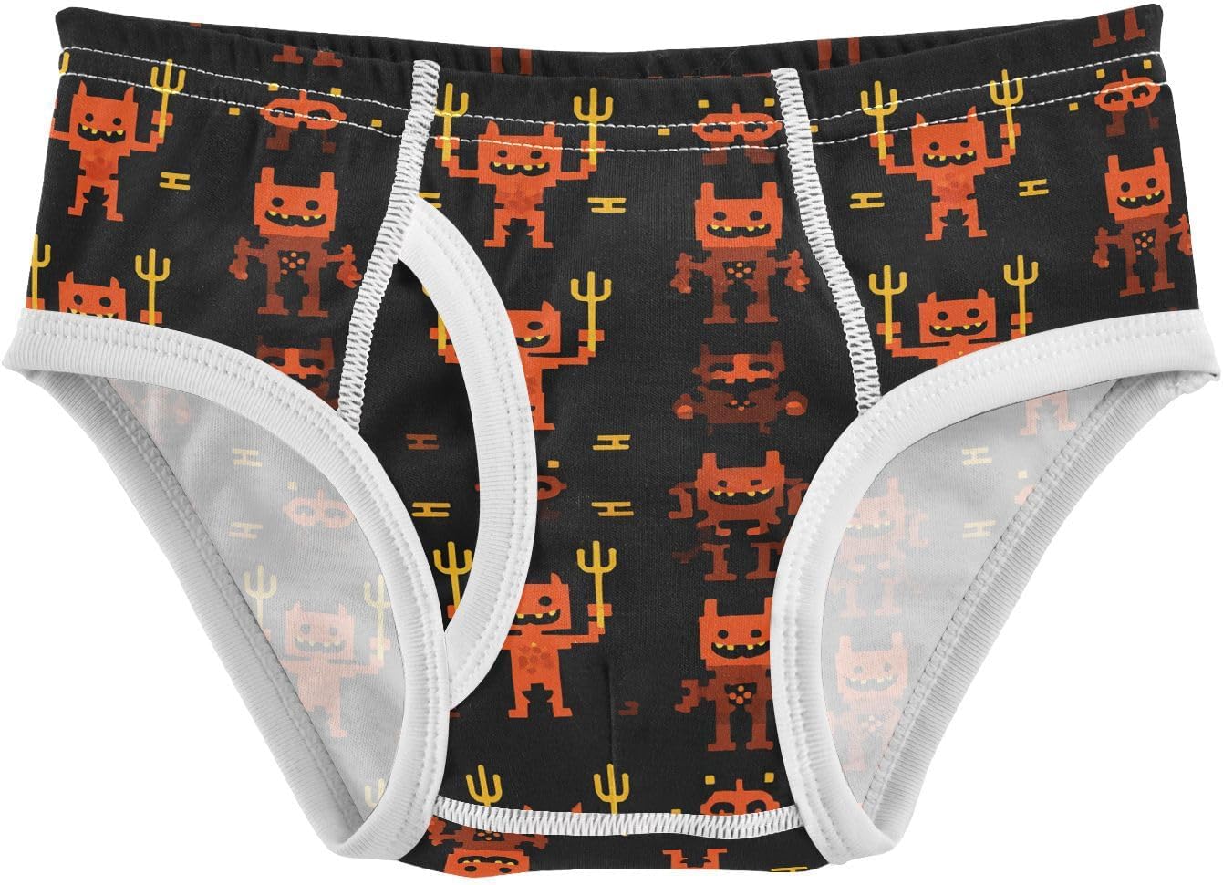 visesunny Boys Training Underwear Pixel Evil Breathe Cotton Potty Briefs Size 2T-8Y for Toddler