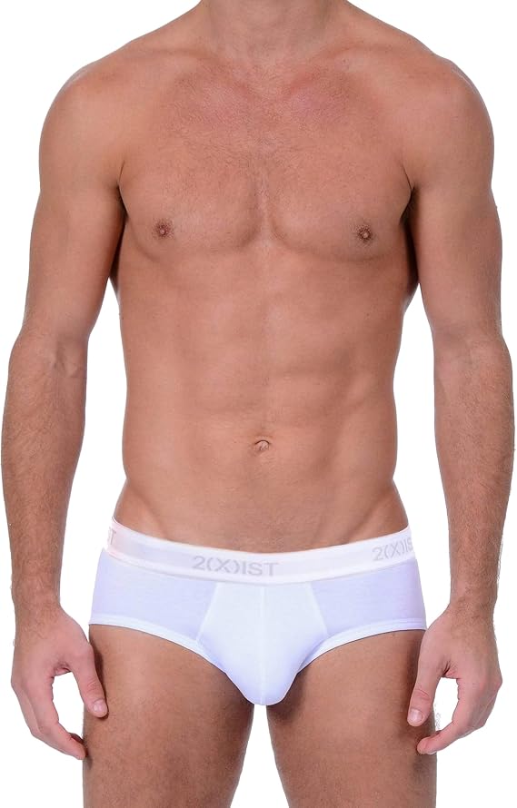 2(X) IST Men's Essential Cotton Contour Pouch Brief 3-pack Underwear (pack of 3)