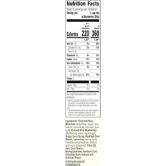 Betty Crocker Wild Blueberry Muffin and Quick Bread Mix, Wild Maine Blueberries Inside, 16.9 oz