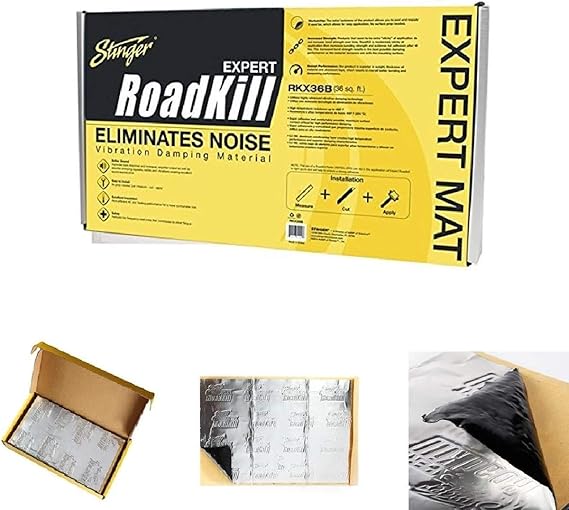 Stinger RKX36B Roadkill Expert Series Sound Damping Material Bulk Pack (Silver) VW Vortex