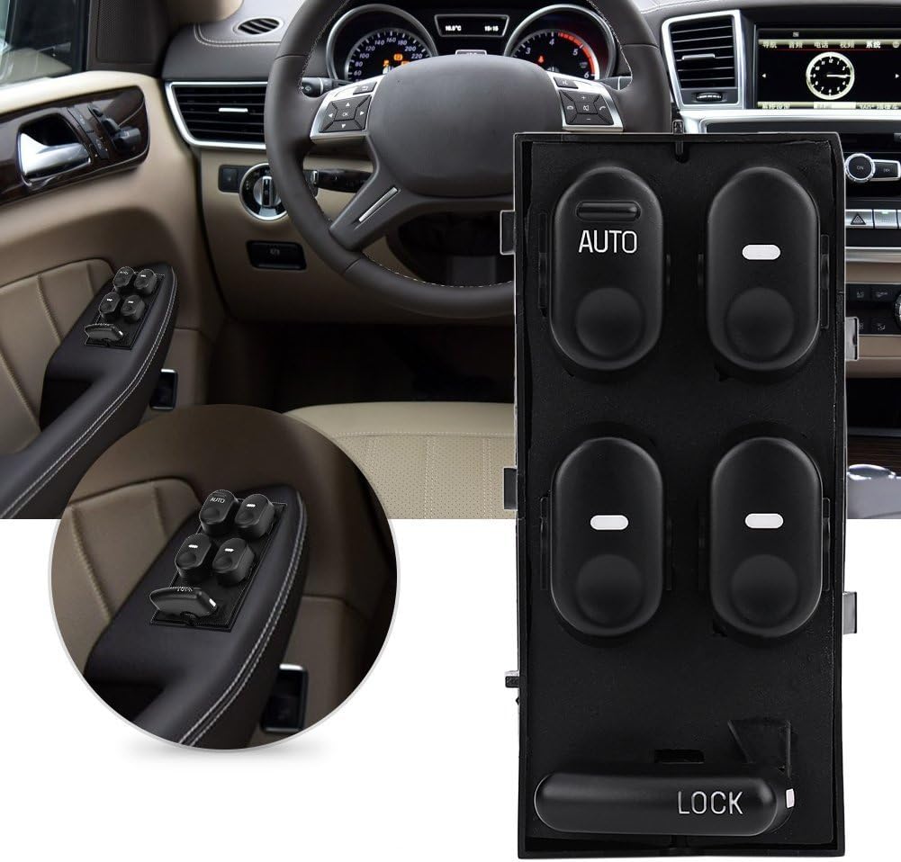Driver Side Master Power Window Switch for 1997-2005 Buick Century | Regal 10433029 19244641